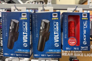 自動点灯も可能な新型ライト！！〈CATEYE VOLT400/800 NEO＆KINETIC AUTO〉